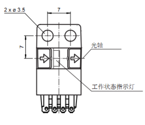 GL5传感器外形尺寸与引脚布局